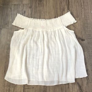 White Off The Shoulder Top